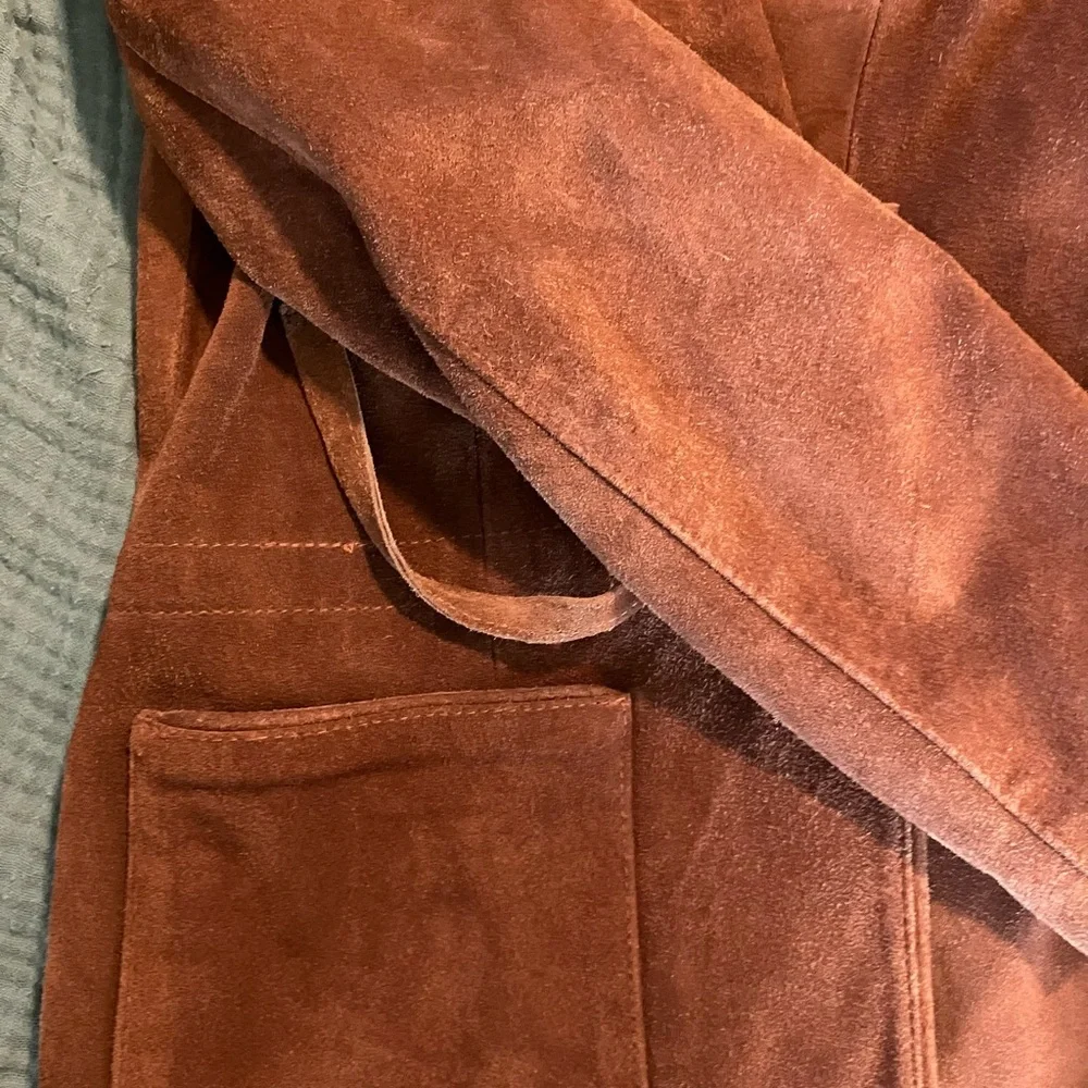Vintage Rust Suede Women’s Blazer - Picture 8 of 8
